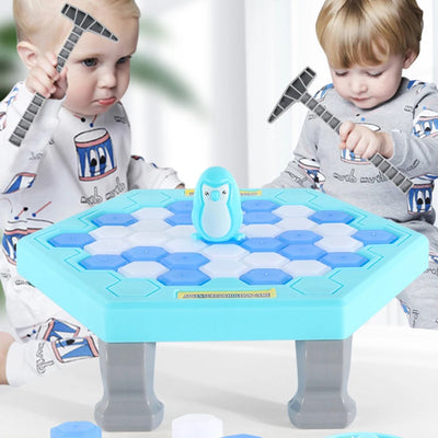 Beliebtes Eltern-Kind-Spiel: Mini Pinguin-Retter Eisblock-Falle – Lustiges Tischspiel für Kinder, Stressabbau und Dekoration