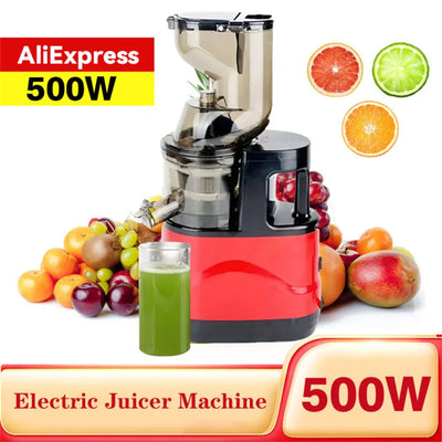 Elektrische Slow Juicer Maschine – Saftpressgerät für Obst und Gemüse
