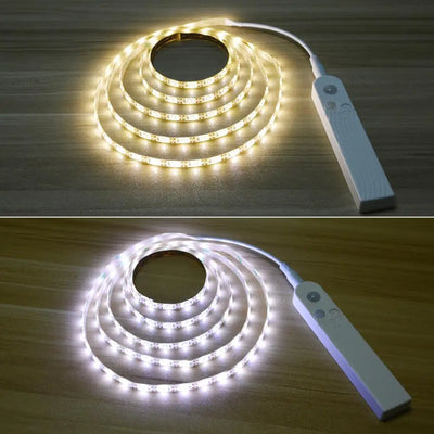 5V Smart Wandlampe 1M 2M 3M Bewegungsmelder Treppen Wandlicht