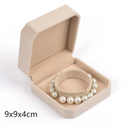 Luxuriöse Samt Schmuckbox: Organizer für Halsketten, Ringe, Armbänder & Ohrringe