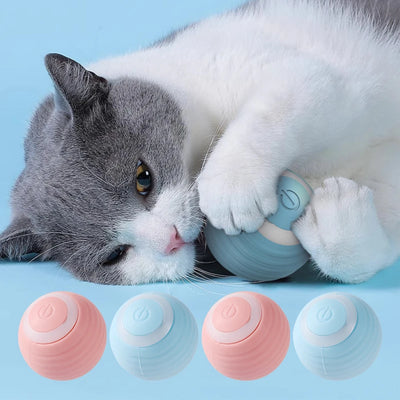Automatischer Interaktiver Katzenball – Wiederaufladbar & Rollend