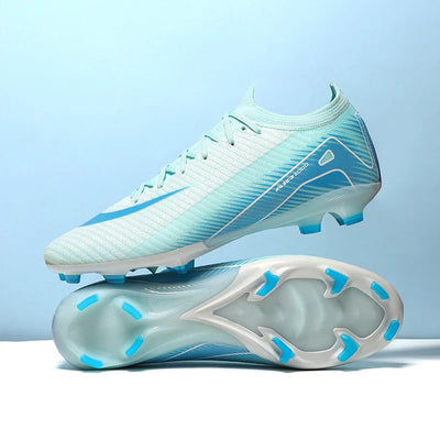 T12FG Herren Fußballschuhe Ultralight Turf Fußballstiefel für Kinder Sneaker TF/FG Trainingsfußballschuhe Größe 35-46