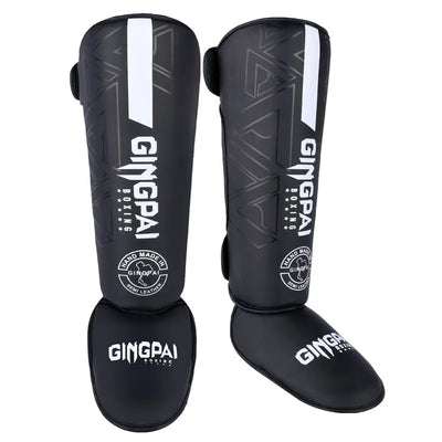 Hochwertige PU-Leder Schienbeinschoner: Ankle Support für MMA & Muay Thai Training
