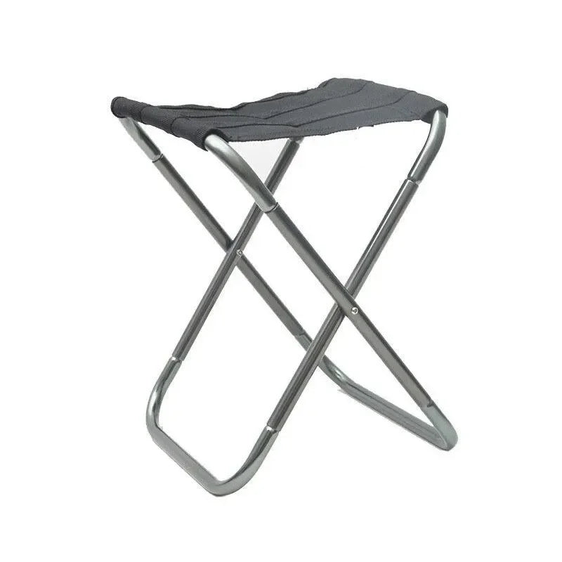 Outdoor Camping Stuhl Goldene Aluminium Legierung Klappstuhl mit Tasche und Hocker
