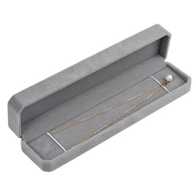 Luxuriöse Samt Schmuckbox: Organizer für Halsketten, Ringe, Armbänder & Ohrringe