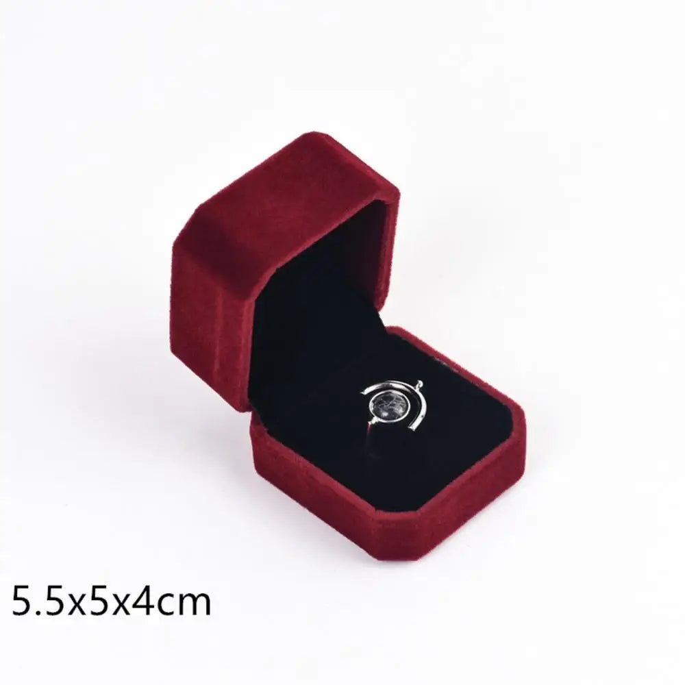 Luxuriöse Samt Schmuckbox: Organizer für Halsketten, Ringe, Armbänder & Ohrringe