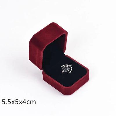 Luxuriöse Samt Schmuckbox: Organizer für Halsketten, Ringe, Armbänder & Ohrringe
