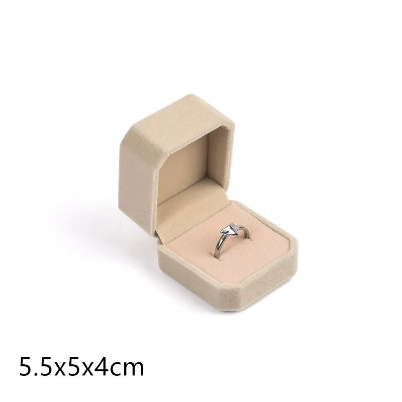 Luxuriöse Samt Schmuckbox: Organizer für Halsketten, Ringe, Armbänder & Ohrringe