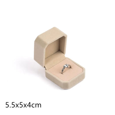 Luxuriöse Samt Schmuckbox: Organizer für Halsketten, Ringe, Armbänder & Ohrringe