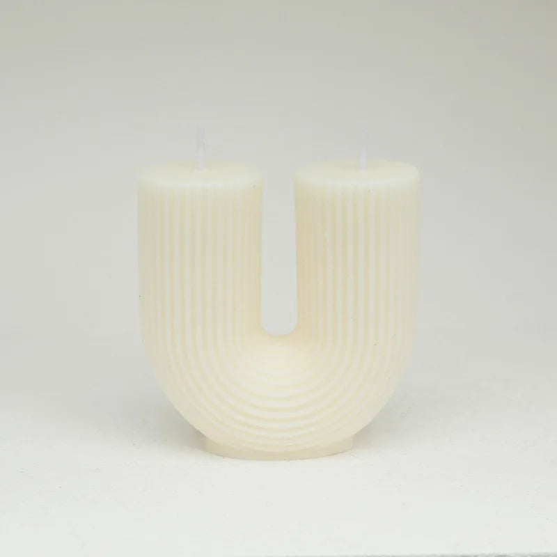 U-förmige Duftkerzen Geometrisch Regenbogenbrücke Raumdekoration Aromakerzen Home Decor Velas