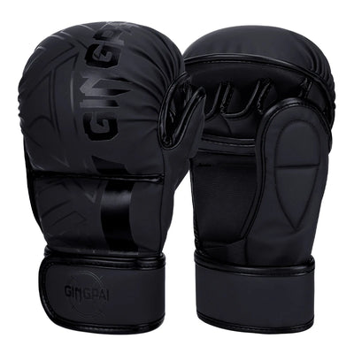 Professionelle MMA-Boxhandschuhe Halbfinger Karate Muay Thai PU Kinder & Erwachsene