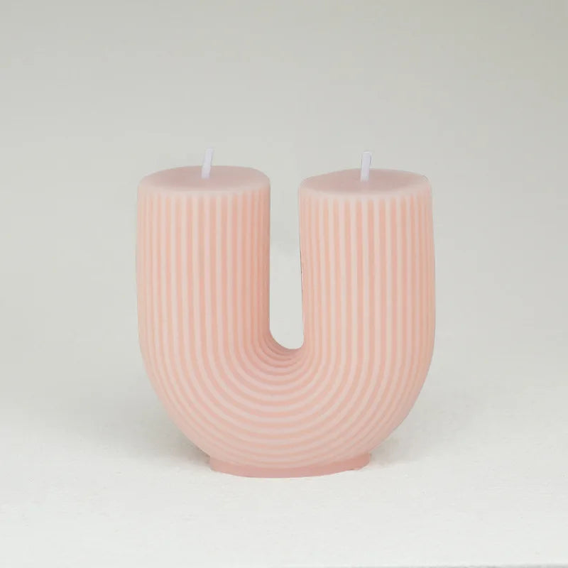 U-förmige Duftkerzen Geometrisch Regenbogenbrücke Raumdekoration Aromakerzen Home Decor Velas