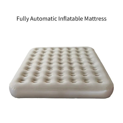 Luxuriöse 2-Personen Luftmatratze mit eingebauter Pumpe für Camping & Glamping