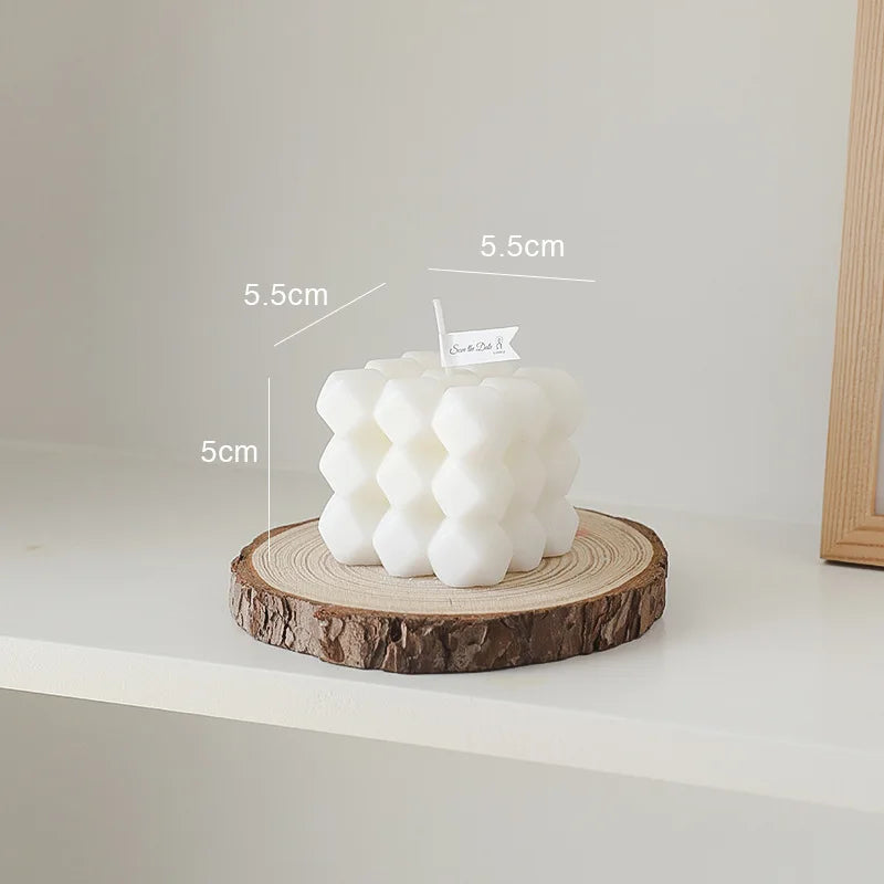 Nordic Cube Duftkerze – Kreative Geschenkidee für Weihnachten, Hochzeit, Party & Deko