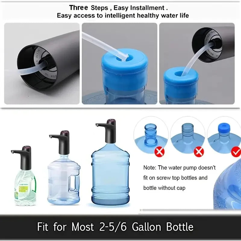 Tragbarer 5-Gallonen-Wasserspender mit USB-Ladeanschluss und elektrischer Pumpe