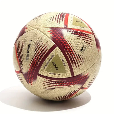 Hochwertiger Fußball Größe 5: Nahtloses PU-Material für Training & Spiele