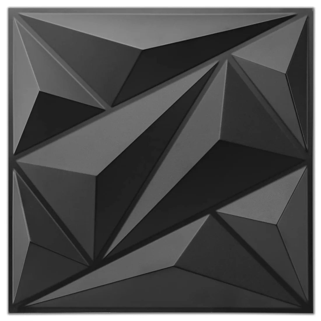 10 Stück 3D-Wandpaneele im Diamant-Design, DIY-Wandverkleidung zur Heimdekoration.