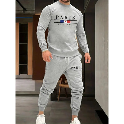 2024 Mode Herren Sportanzug – Langarm Freizeit-Set für Herbst/Winter mit Jogginghose
