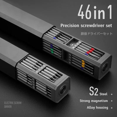 Präzisions-Schraubenzieher Set 8-in-1 für Handy, Uhr, Laptop – Magnetische Torx, Hex, Phillips Bits