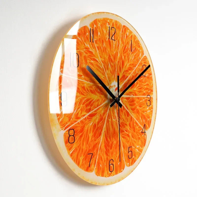Luxuriöse Glas-Wanduhr: Moderne, leise Uhr für Wohnzimmer & Küche