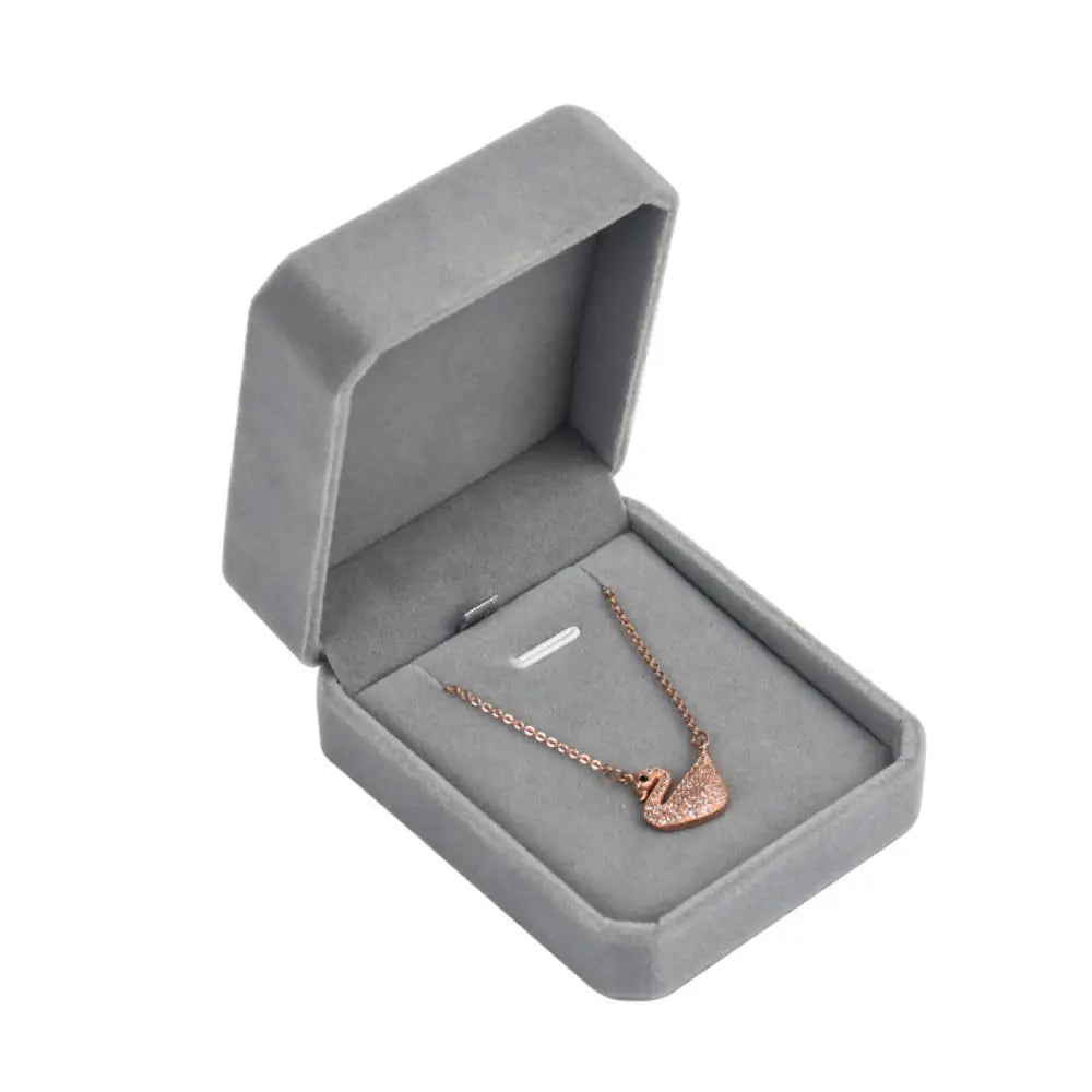 Luxuriöse Samt Schmuckbox: Organizer für Halsketten, Ringe, Armbänder & Ohrringe
