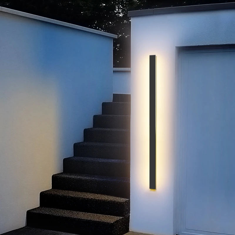 Wasserdichte LED-Wandlampe für außen, IP65, Aluminium, für Garten und Terrasse