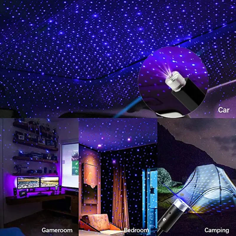 LED Sternenhimmel USB-Projektor – Auto- & Heimdekoration