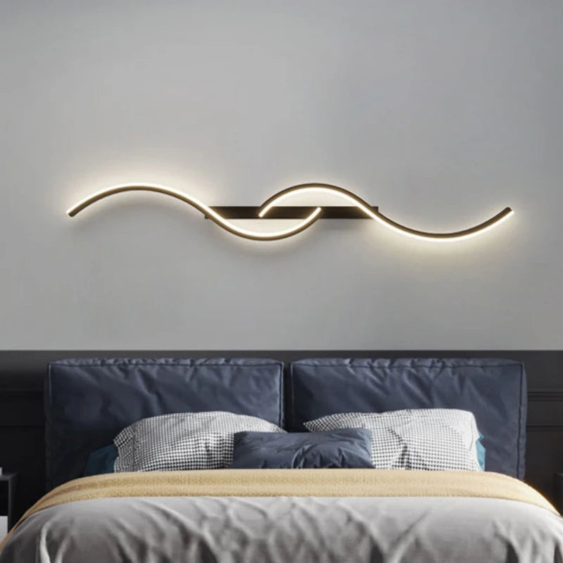 Moderne LED-Wandleuchte Minimalistisch – Schlafzimmer, Wohnzimmer & Innenbeleuchtung