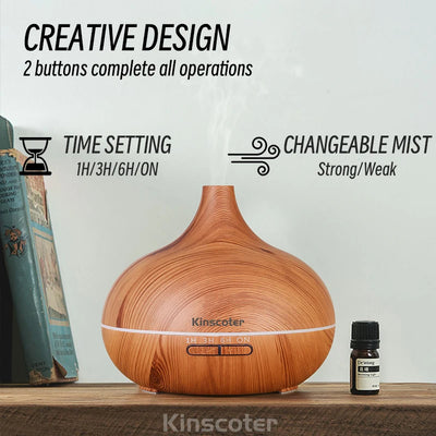 500ml Aroma Diffuser mit Fernbedienung & LED-Farblicht