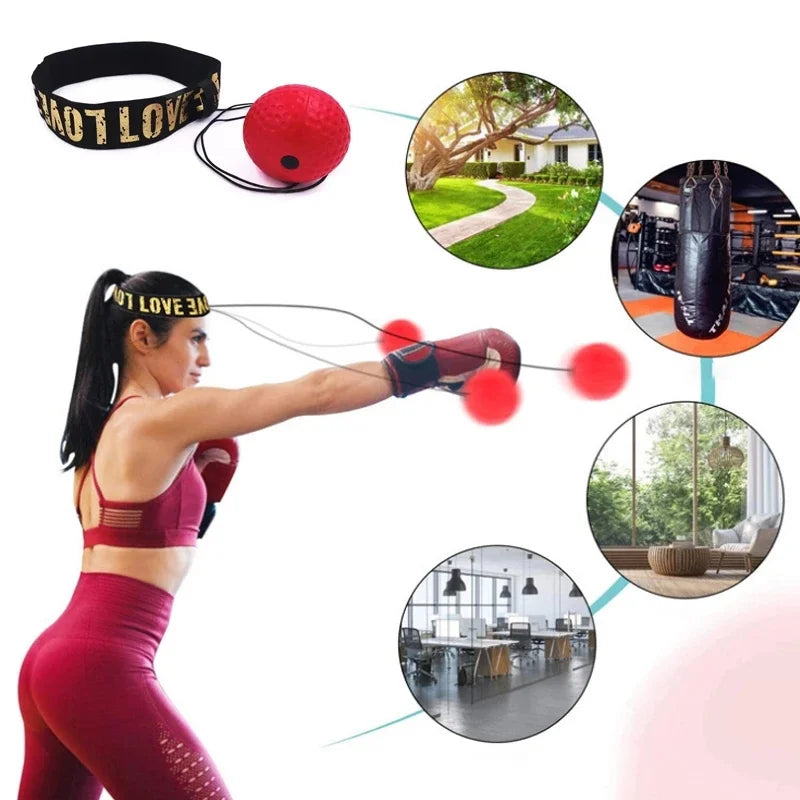 Boxing Speedball Kopfmontage – Punchball für MMA, Sanda, Reaktionstraining und Fitness