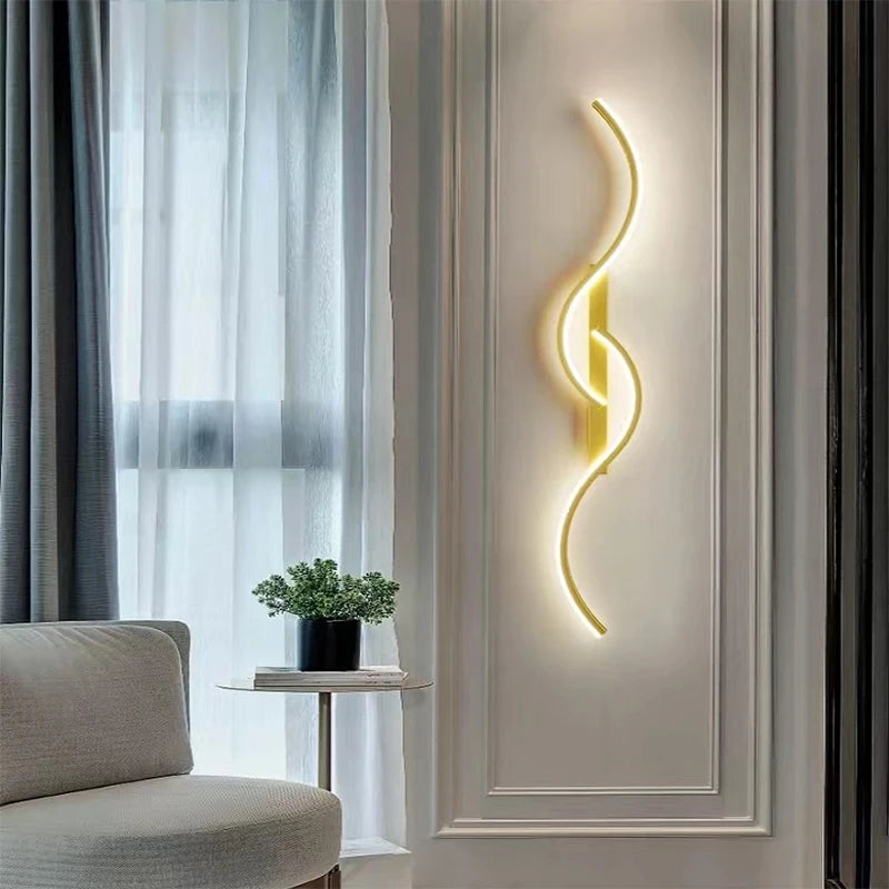 Moderne LED-Wandleuchte Minimalistisch – Schlafzimmer, Wohnzimmer & Innenbeleuchtung