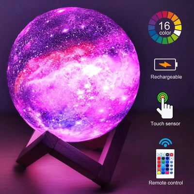 Mond Lampe mit Fernbedienung