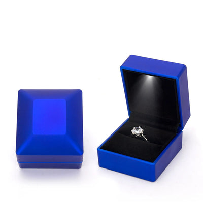 LED-Ringbox für Verlobung & Hochzeit – Schmuckgeschenkbox mit Licht