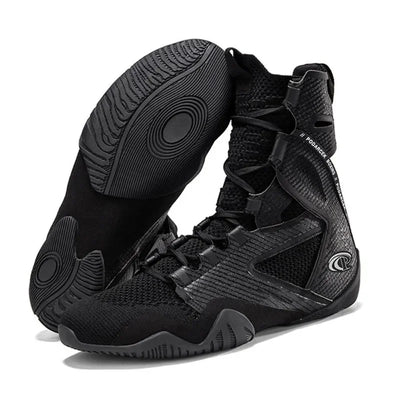 High-Top Ringerschuhe – Rutschfest, Atmungsaktiv & Komfortabel – Herren Sanda & Boxschuhe