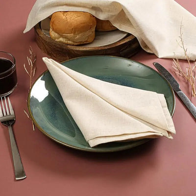 Set aus 6/12/24 strapazierfähigen Polyester-Servietten 40x40 cm, wiederverwendbare Tischdecken für Küche, Esszimmer und Feiertagsdekoration
