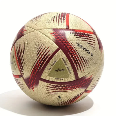 Hochwertiger Fußball Größe 5: Nahtloses PU-Material für Training & Spiele