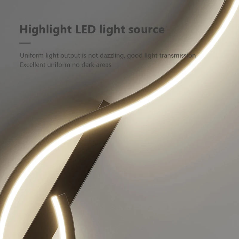 Moderne LED-Wandleuchte Minimalistisch – Schlafzimmer, Wohnzimmer & Innenbeleuchtung