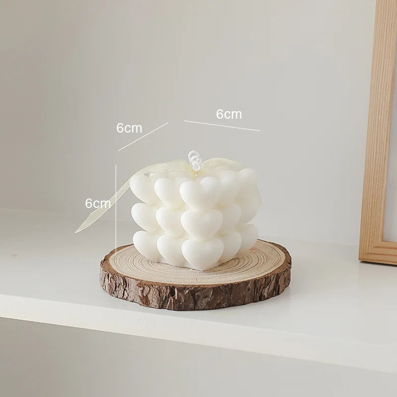 Nordic Cube Duftkerze – Kreative Geschenkidee für Weihnachten, Hochzeit, Party & Deko