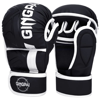 Professionelle MMA-Boxhandschuhe Halbfinger Karate Muay Thai PU Kinder & Erwachsene