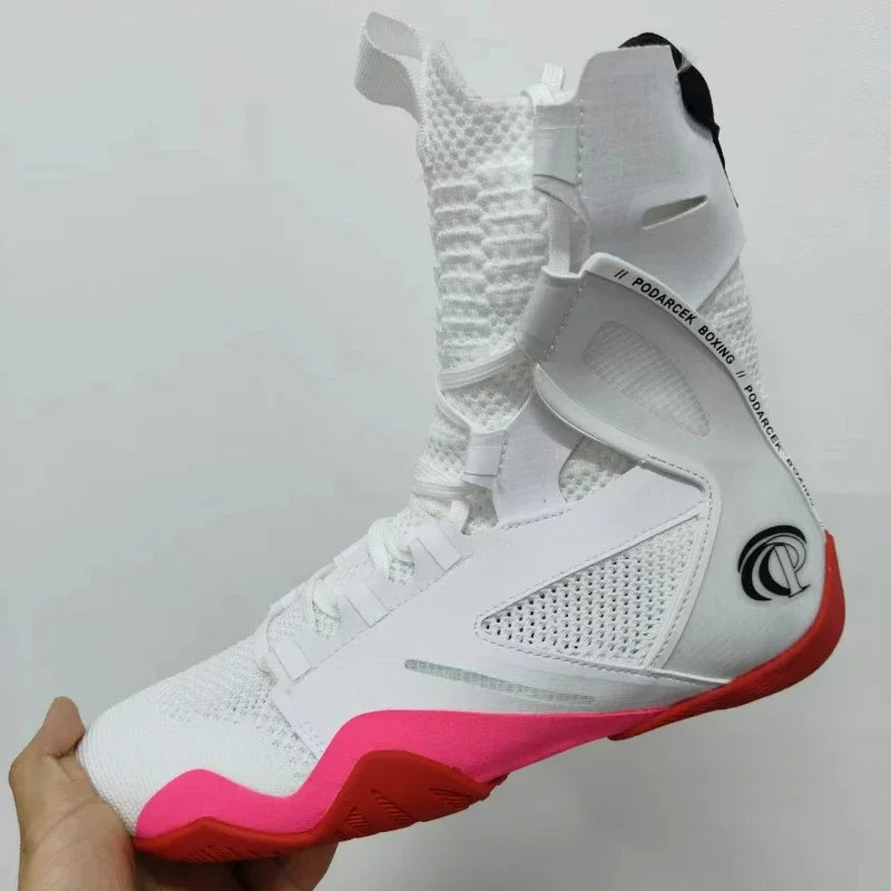 High-Top Ringerschuhe – Rutschfest, Atmungsaktiv & Komfortabel – Herren Sanda & Boxschuhe