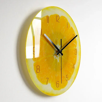 Luxuriöse Glas-Wanduhr: Moderne, leise Uhr für Wohnzimmer & Küche