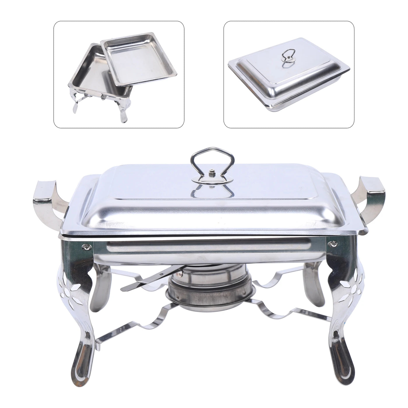 6L Chafing Dish Speisewärmer – Für Buffet, Küche & Bankett
