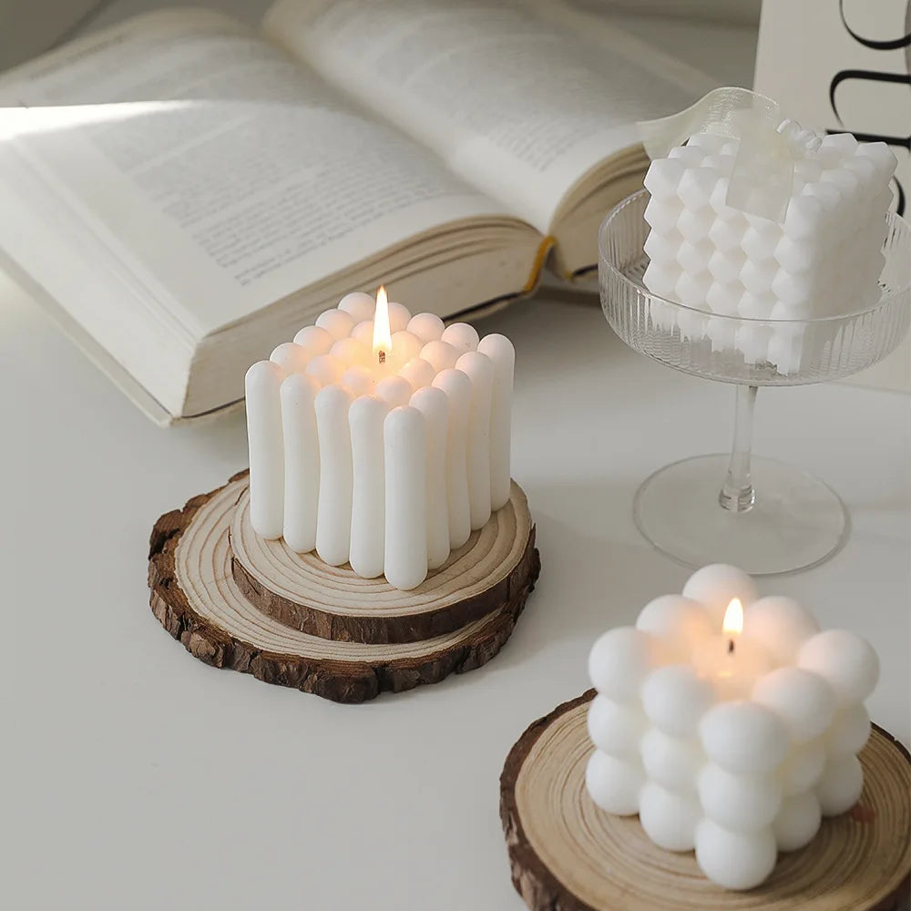 Nordic Cube Duftkerze – Kreative Geschenkidee für Weihnachten, Hochzeit, Party & Deko