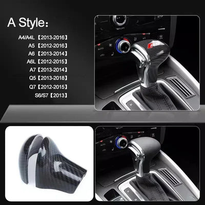 Schaltknauf-Abdeckung für Audi RS & Modelle – Stylischer Getriebegriffschutz