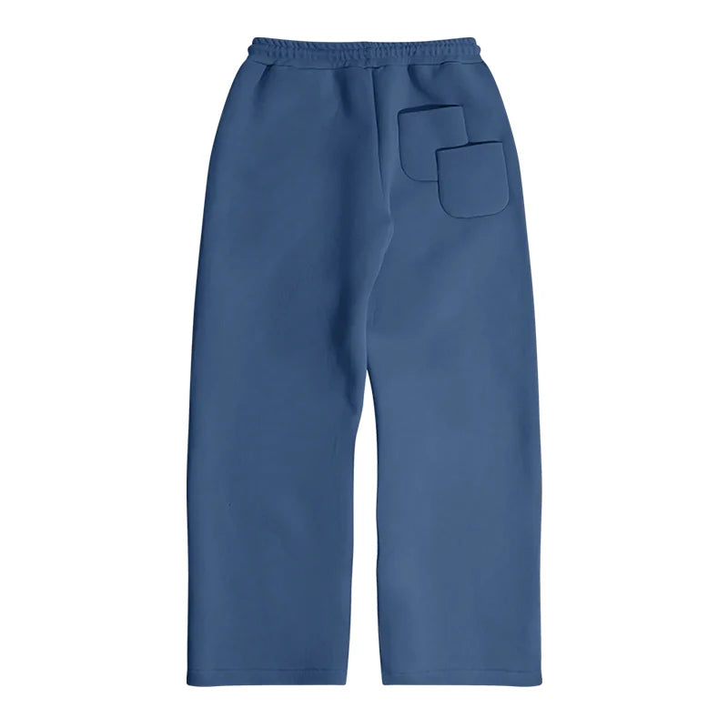 Einfarbiges Paar Kapuzen-Sweatshirt & Sweatpants-Set, lässiger Herbst Jogginganzug