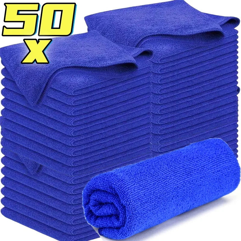 5-50 Stk. Mikrofaser-Handtücher – Autowäsche, Haushalt, Polieren & Reinigungstücher