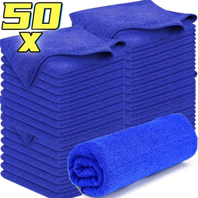 5-50 Stk. Mikrofaser-Handtücher – Autowäsche, Haushalt, Polieren & Reinigungstücher