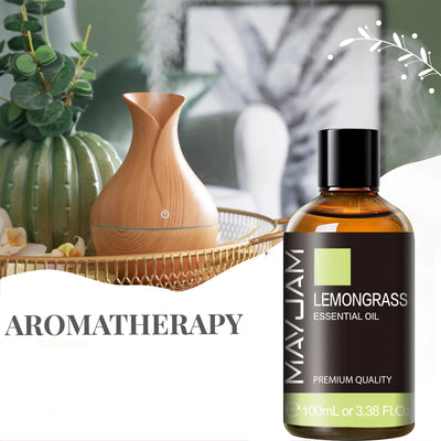 MAYJAM 100ML Ätherisches Öl – Vanille, Lavendel, Minze, Bergamot & Rose für Diffusor & Luftbefeuchter