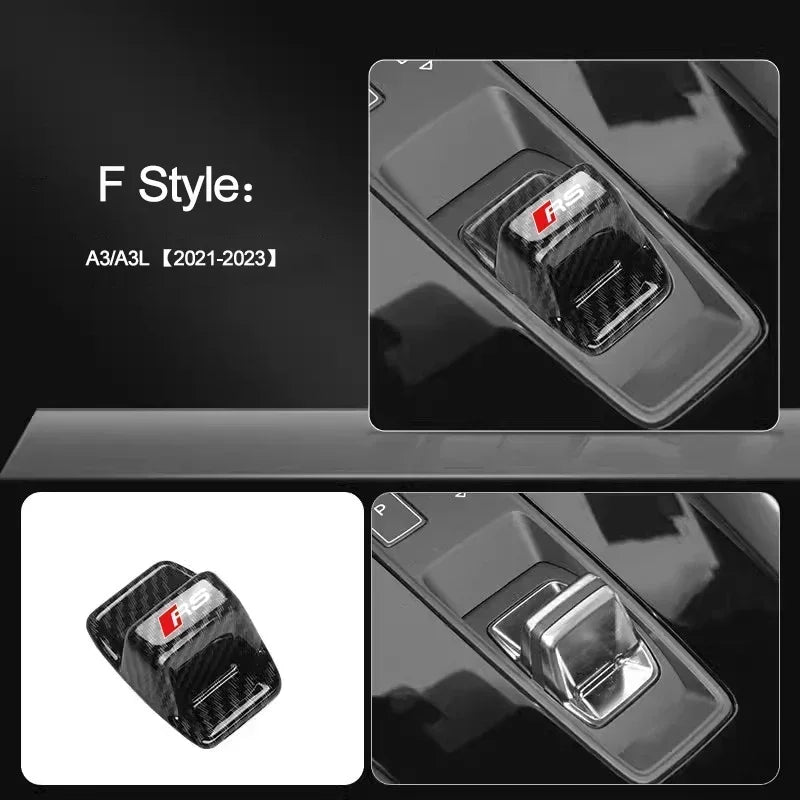 Schaltknauf-Abdeckung für Audi RS & Modelle – Stylischer Getriebegriffschutz