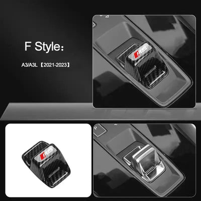 Schaltknauf-Abdeckung für Audi RS & Modelle – Stylischer Getriebegriffschutz